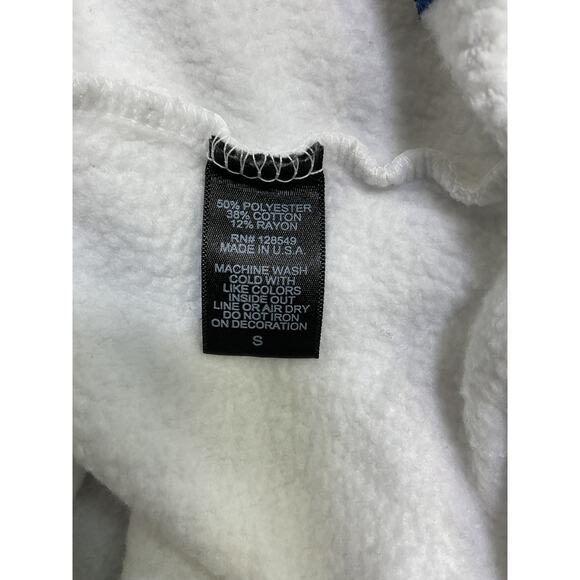 Aviator Nation Logo Relaxed White Polyester Crew Sweatshirt Size S - Picture 4 of 5